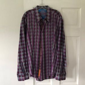 Robert Graham XXL men’s multi color shirt